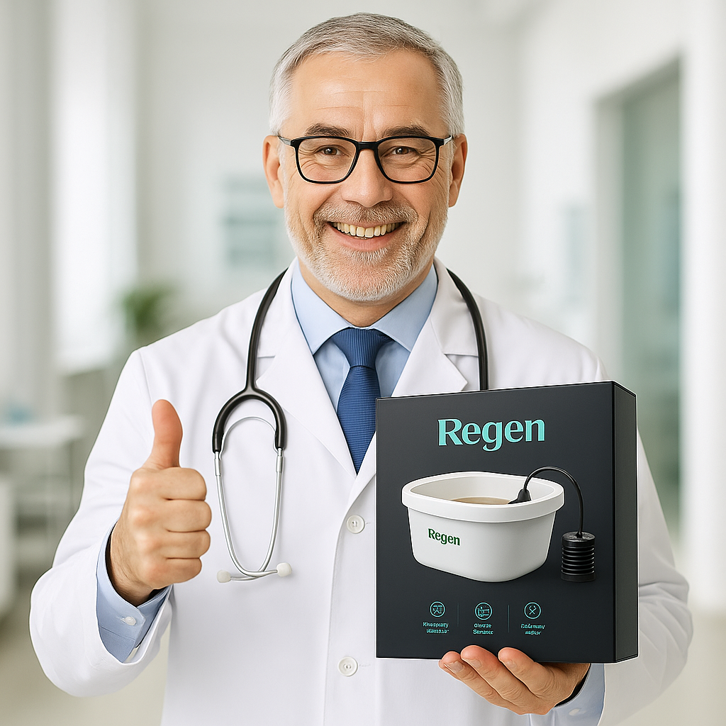 Regen Detoxis™ Detox Foot Bath – Deep Foot Detox Cleanse, Circulation & Pain Relief, Stress Reduction & Better Sleep