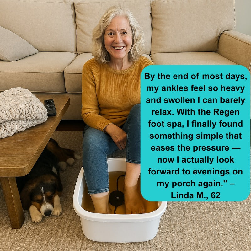 Regen Detoxis™ Detox Foot Bath – Deep Foot Detox Cleanse, Circulation & Pain Relief, Stress Reduction & Better Sleep