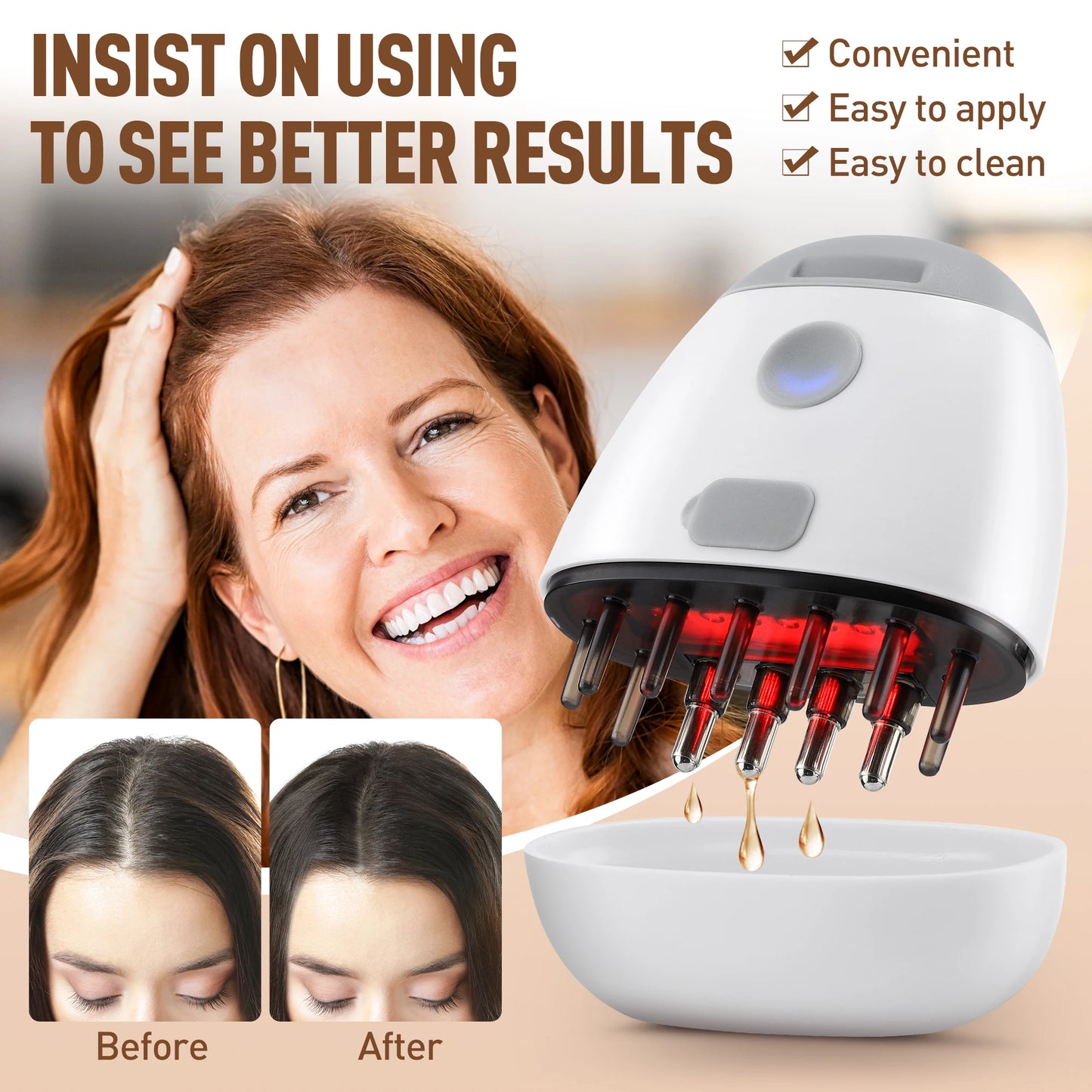 ReGen Red Light Oil Applicator + Massager For Deep Activation